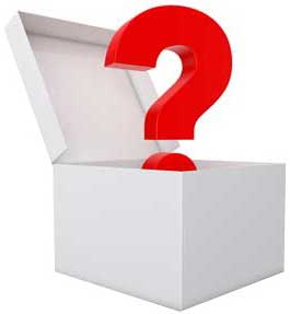 box and question mark